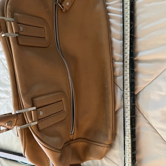 Longchamp Beige Leather Satchel - Picture 2 of 3